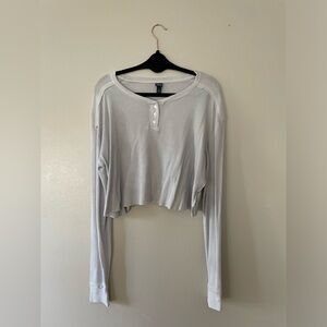 Light grey Henley shirt